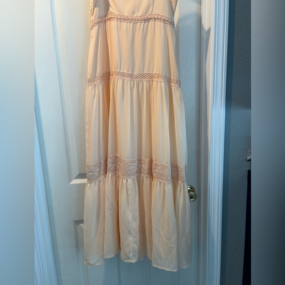ASOS PEACH DRESS SZ 6 - Picture 9 of 9